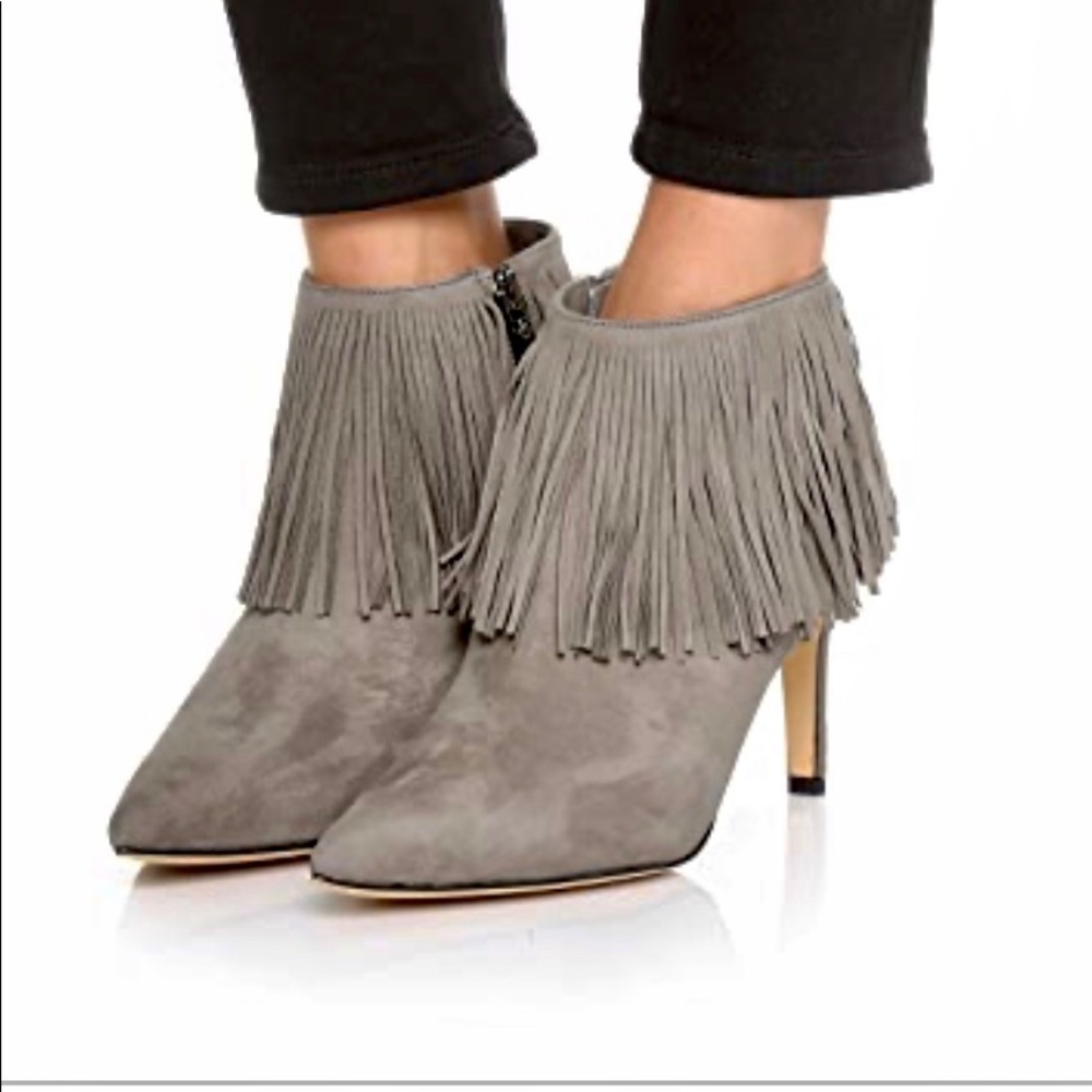 Sam Edelman Kandice fringe booties size 6